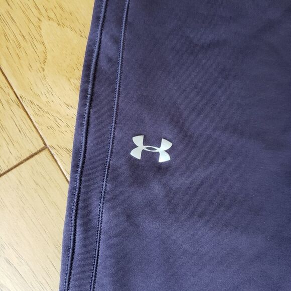 ☔️🔹️Under Armour Plum Fleece Lined Athletic Pants Medium - Picture 7 of 13